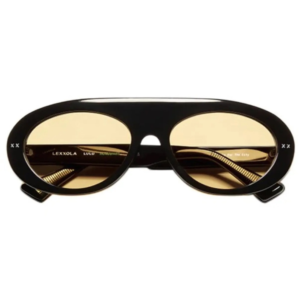 Lexxola Lulu Sunglasses in Black Honey